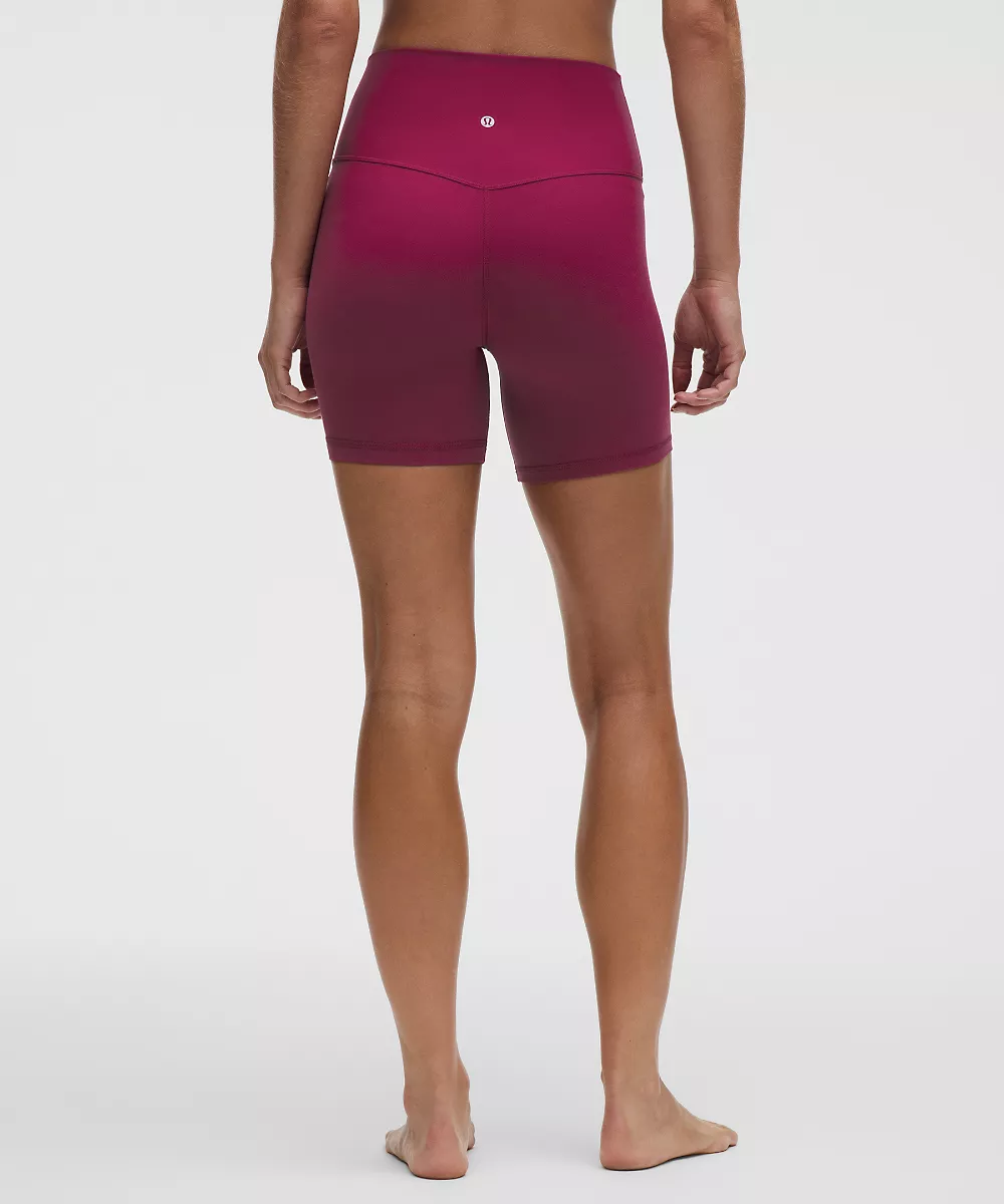 lululemon Align™ short taille haute 6" — Raspberry Rave, view 3