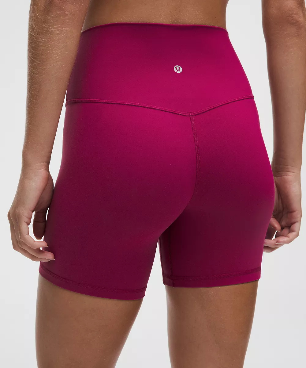 lululemon Align™ short taille haute 6" — Raspberry Rave, view 5