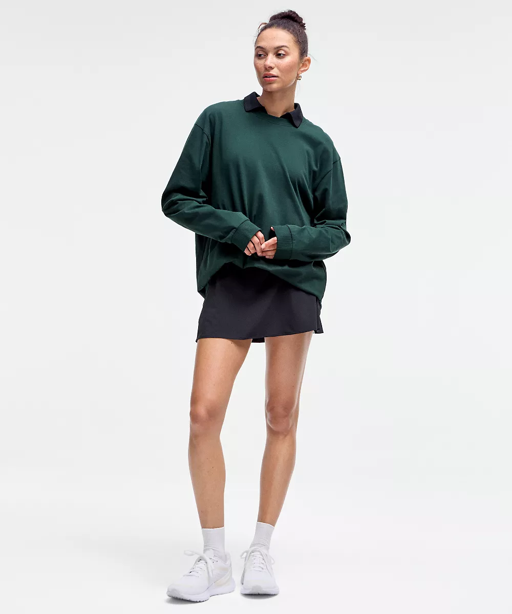 Jupe de tennis légère taille haute — Black, view 5