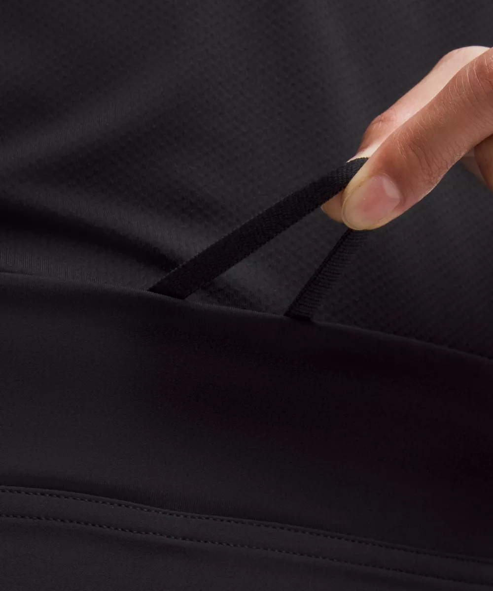 Jupe de tennis légère taille haute *Stitched Logo — Black, view 4