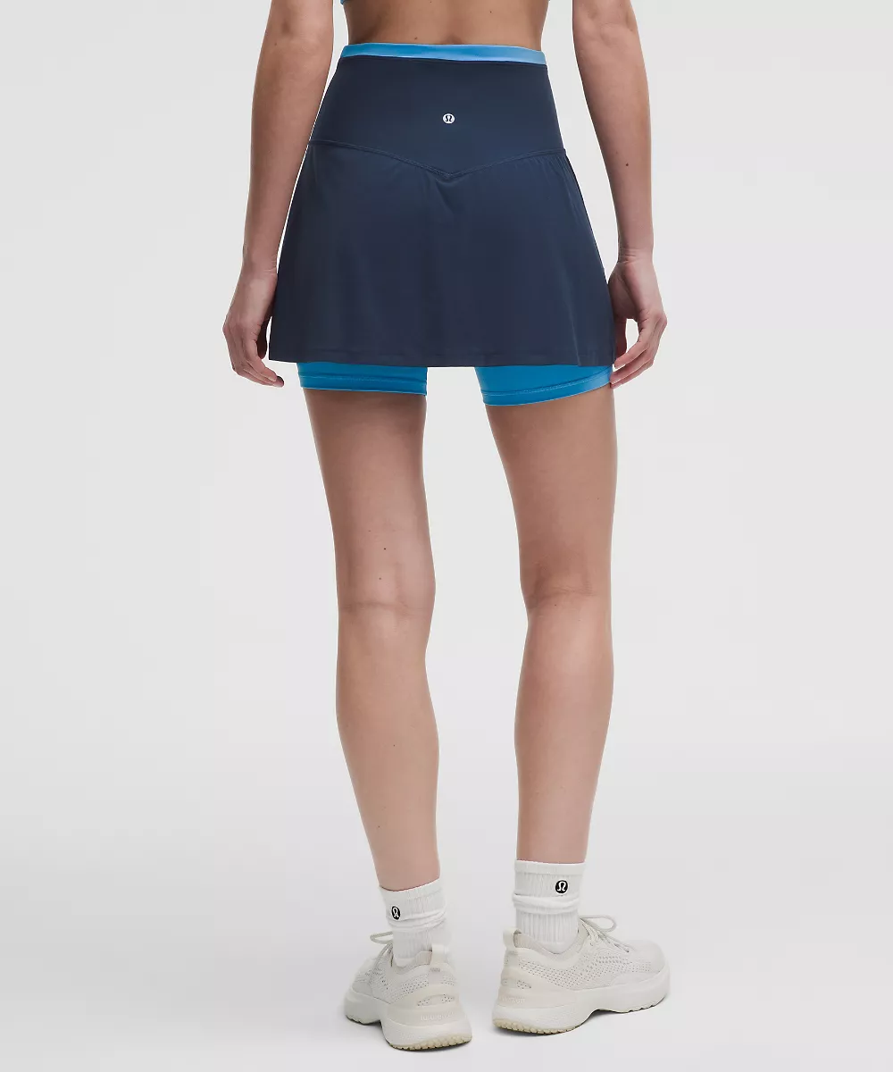 lululemon Align™ jupe fendue sur le côté *Trim — Club Blue/Ocean Wave, view 3