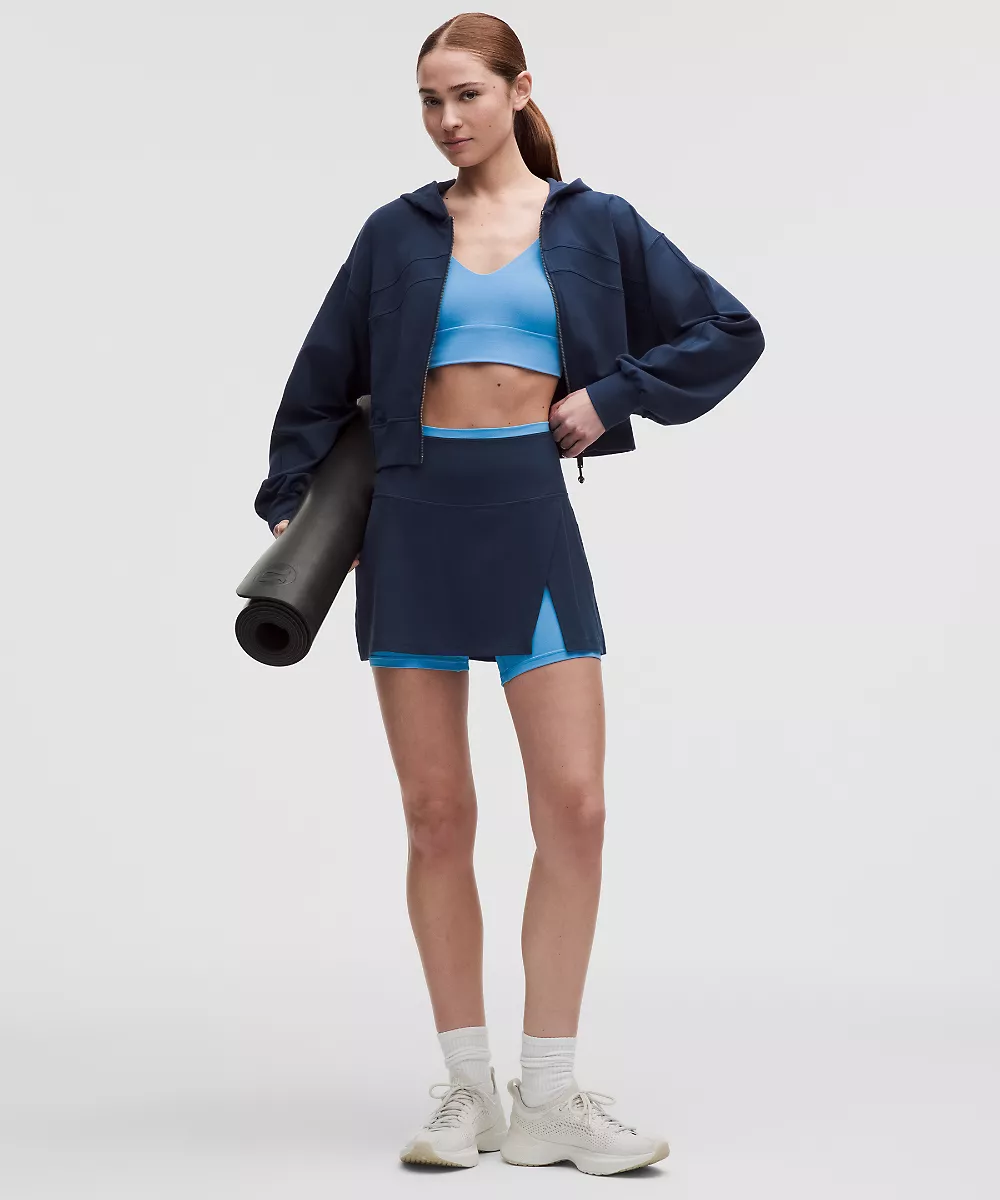lululemon Align™ jupe fendue sur le côté *Trim — Club Blue/Ocean Wave, view 4