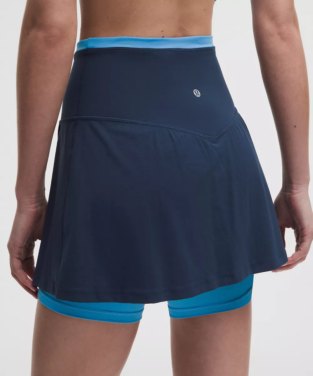 lululemon Align™ jupe fendue sur le côté *Trim — Club Blue/Ocean Wave, view 5