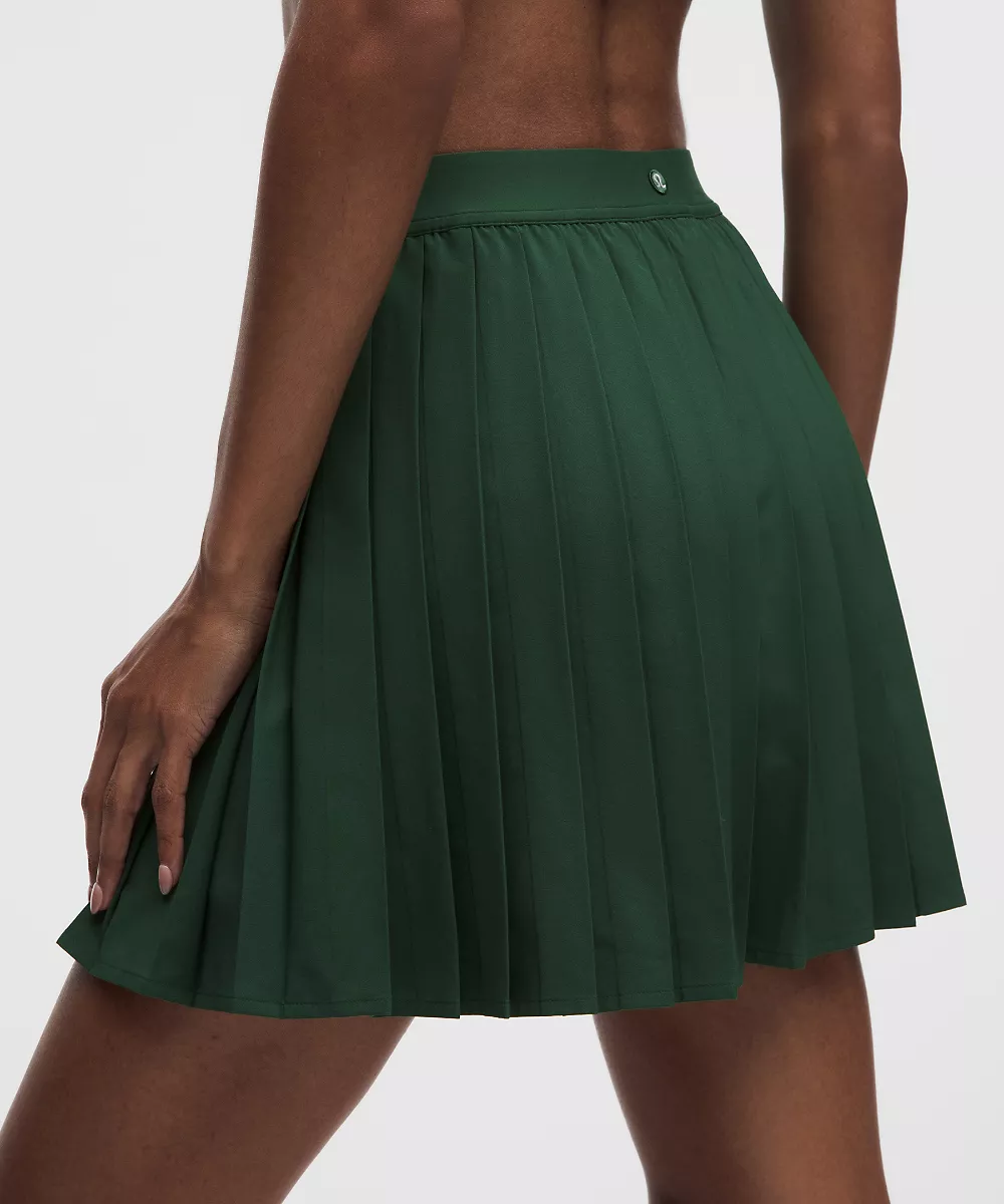 Jupe de tennis plissée taille haute *Long — Ivy Grove, view 5