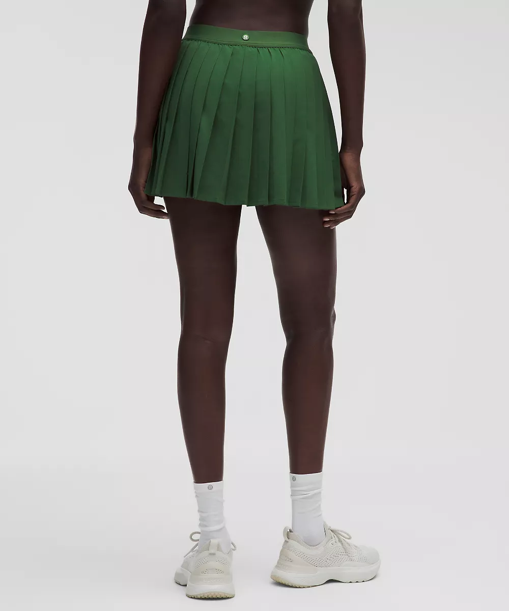 Jupe de tennis plissée taille haute — Ivy Grove, view 3