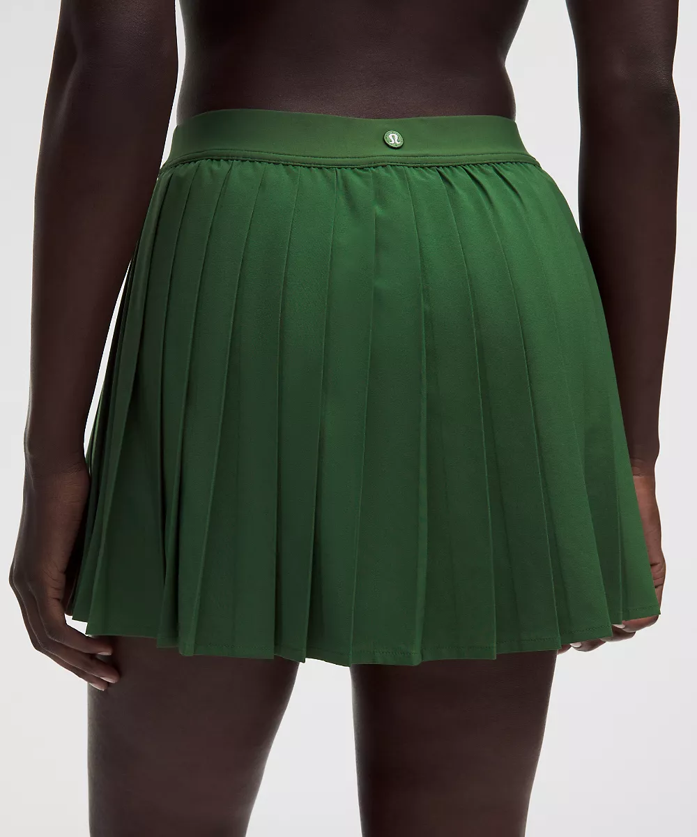 Jupe de tennis plissée taille haute — Ivy Grove, view 5