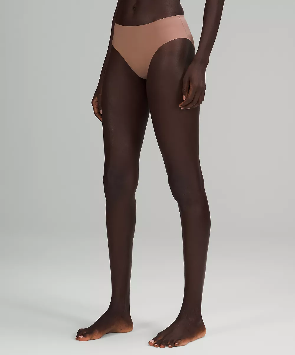 InvisiWear culotte bikini taille mi-haute — Twilight Rose, view 1