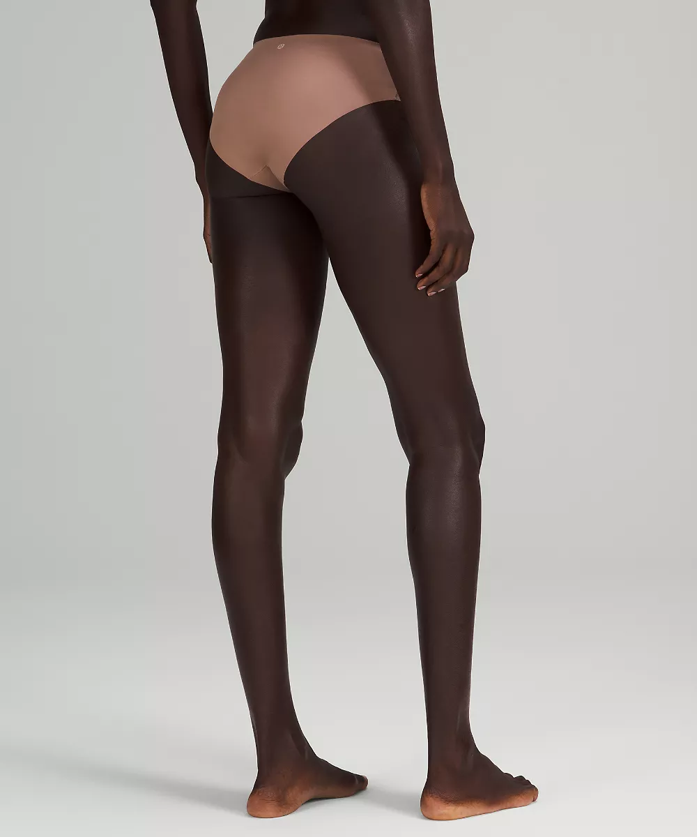 InvisiWear culotte bikini taille mi-haute — Twilight Rose, view 2
