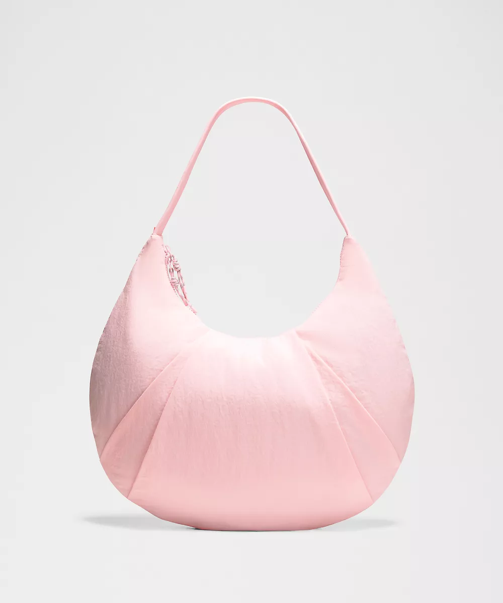 Sac à bandoulière plissé 10L — Pink Pearl, view 3