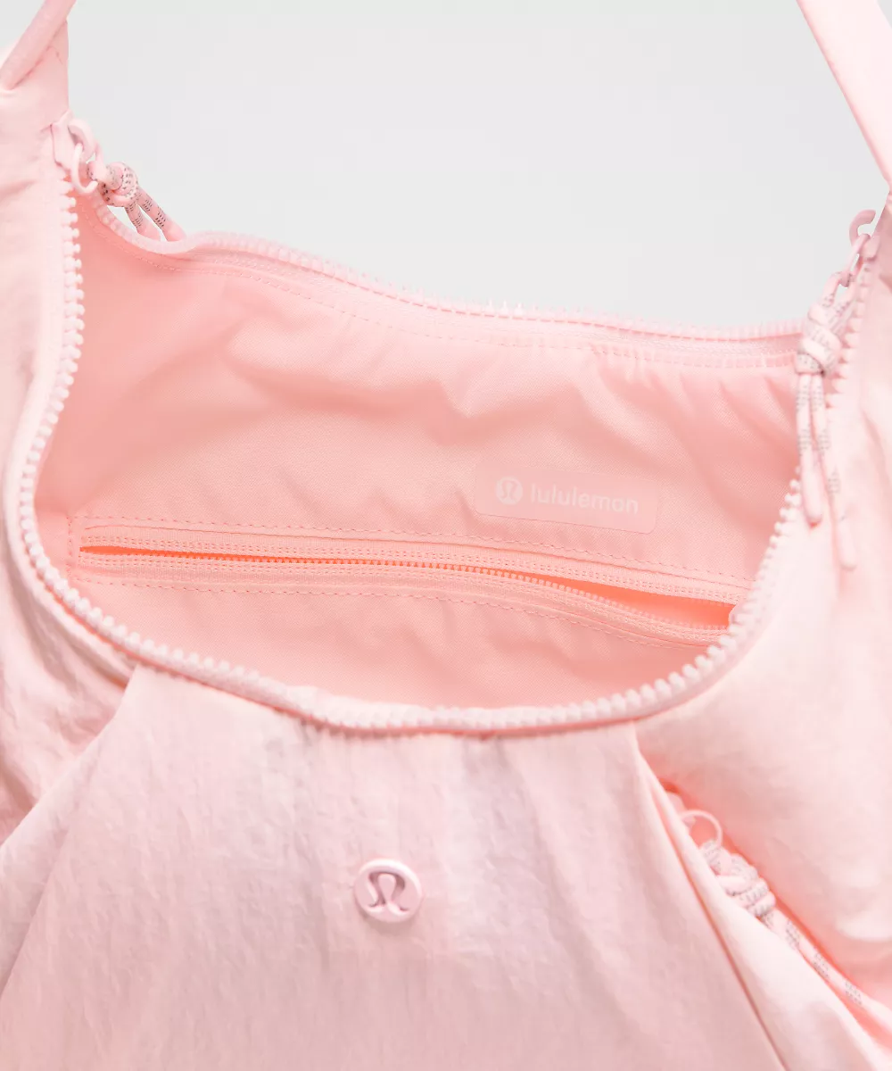 Sac à bandoulière plissé 10L — Pink Pearl, view 4