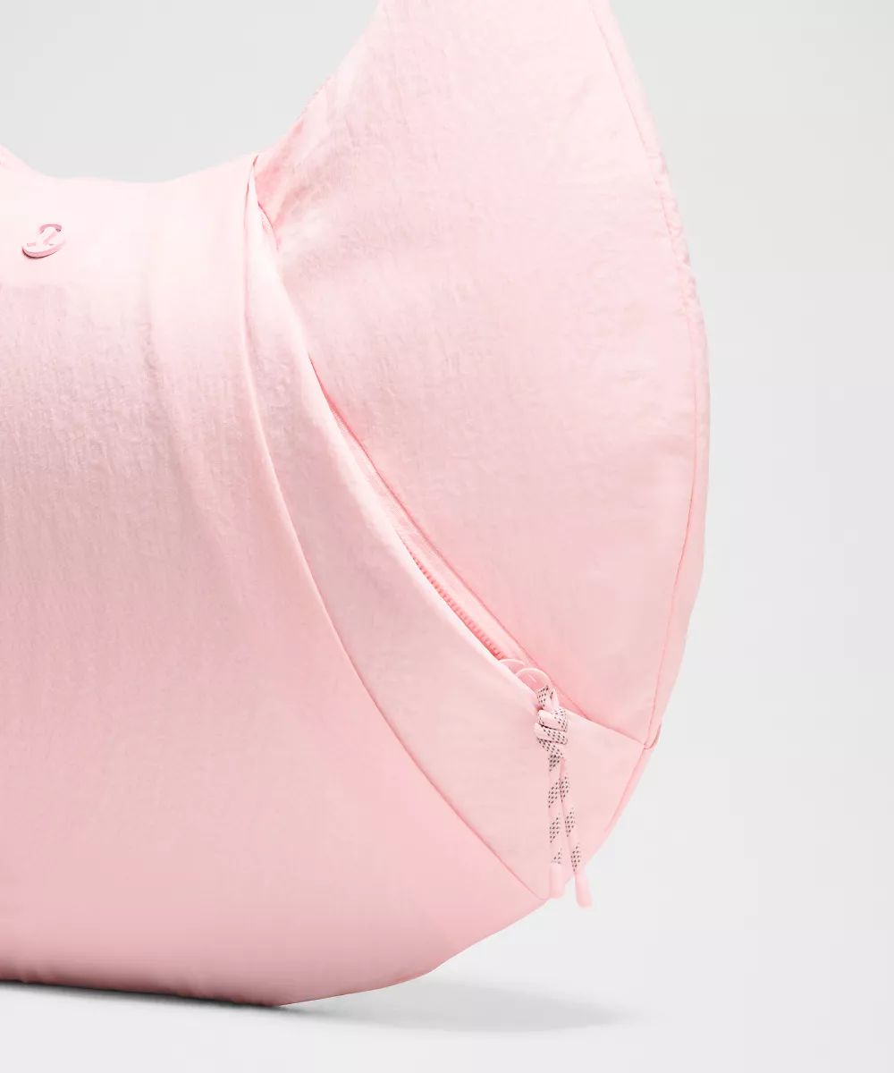 Sac à bandoulière plissé 10L — Pink Pearl, view 5