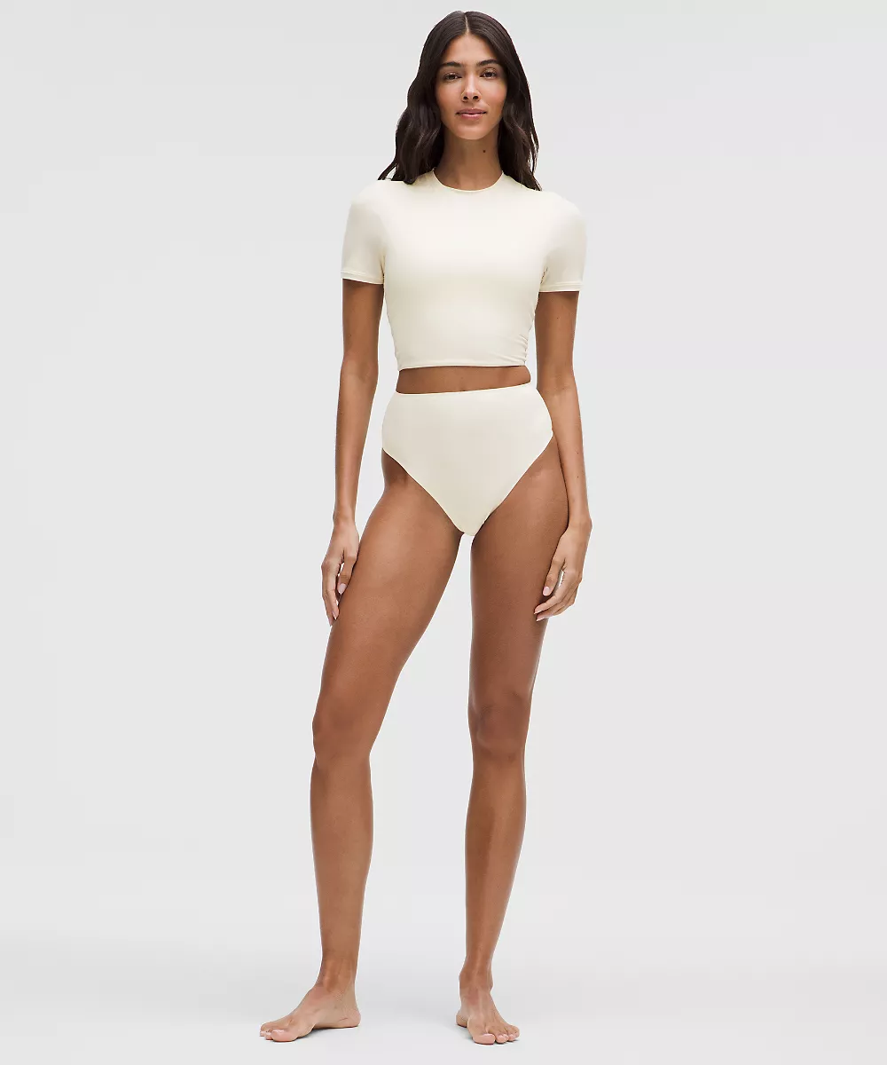 String taille haute Nulu ultra-doux Wundermost — Light Ivory, view 3
