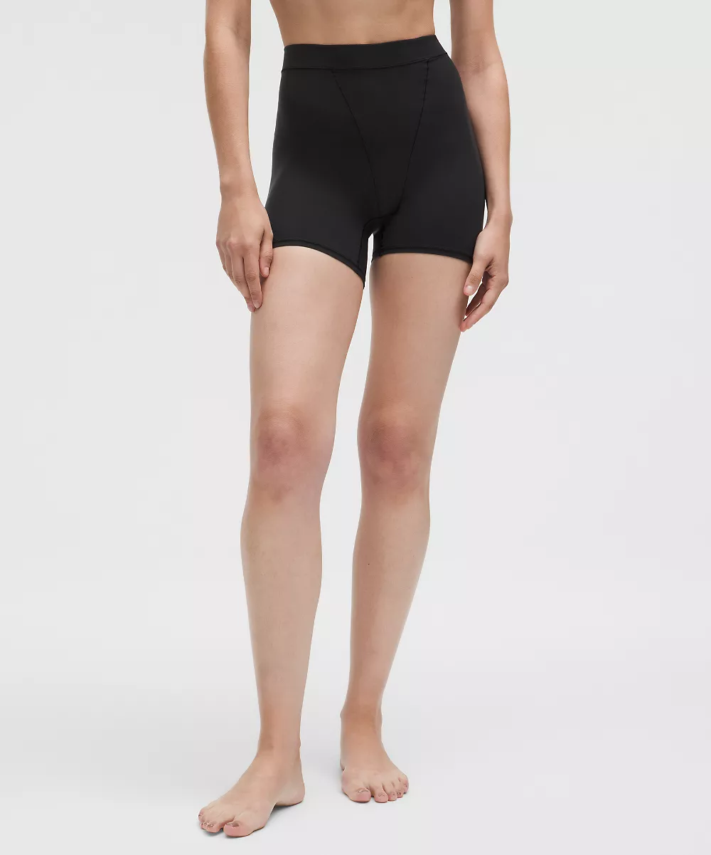 Shorty boxer taille super-haute Nulu ultra-doux Wundermost 5" — Black, view 1