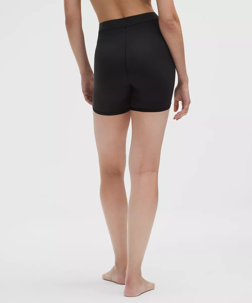 Shorty boxer taille super-haute Nulu ultra-doux Wundermost 5" — Black, view 2