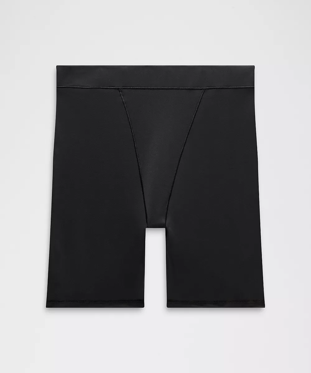 Shorty boxer taille super-haute Nulu ultra-doux Wundermost 5" — Black, view 4
