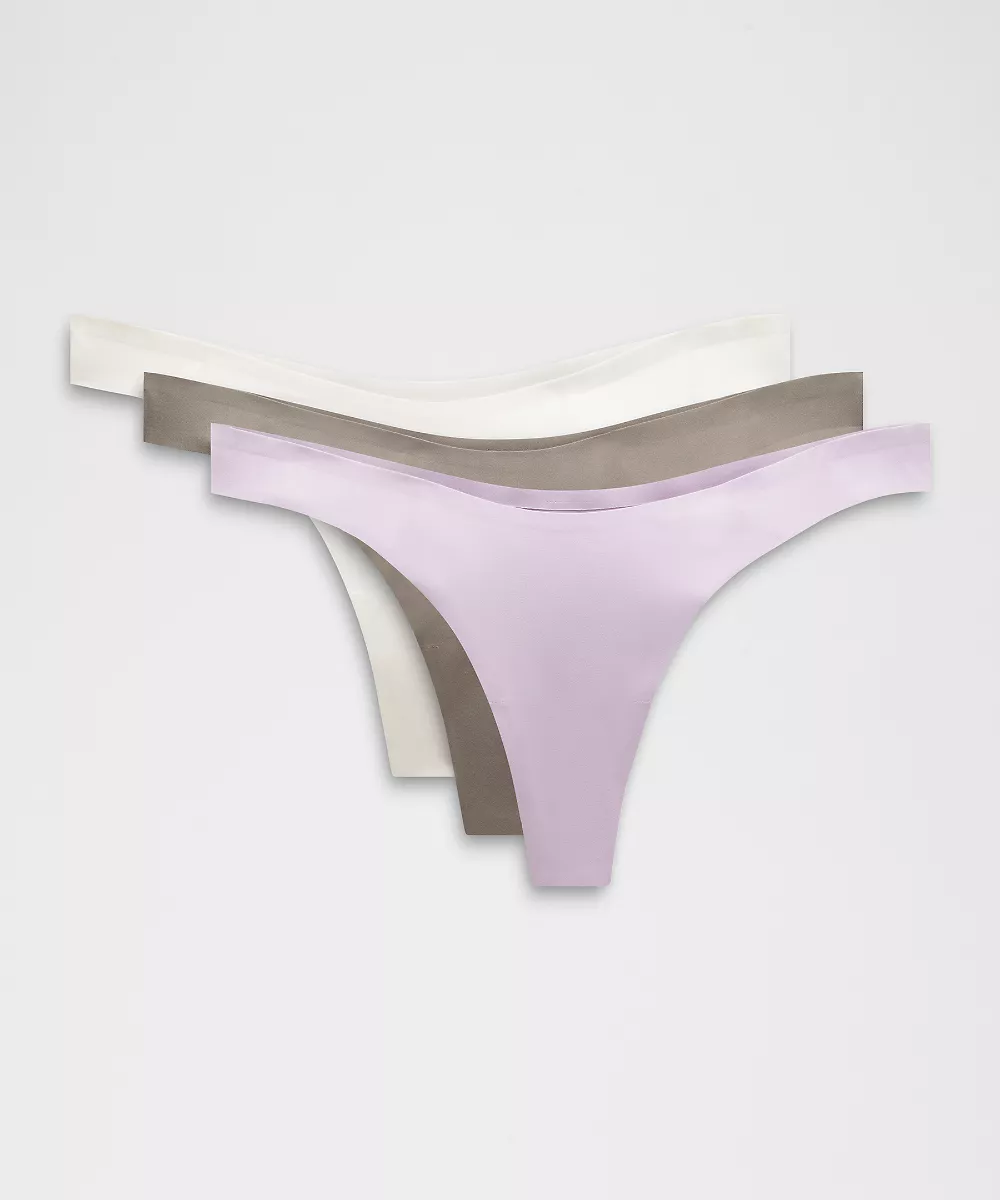 String taille échancrée Nulu ultra-doux Wundermost *Lot de 3 — Nomad/Light Ivory/Lilac Play, view 1
