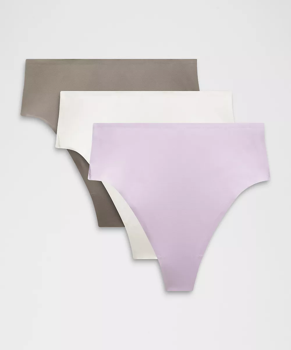 String taille haute Nulu ultra-doux Wundermost *Lot de 3 — Nomad/Light Ivory/Lilac Play, view 1