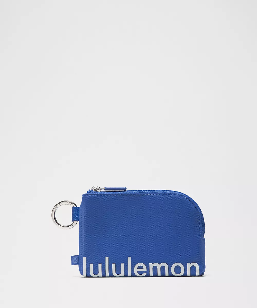Pochette à cartes à clipser — Beach Ball Blue/Polo Pastel/Silver, view 1