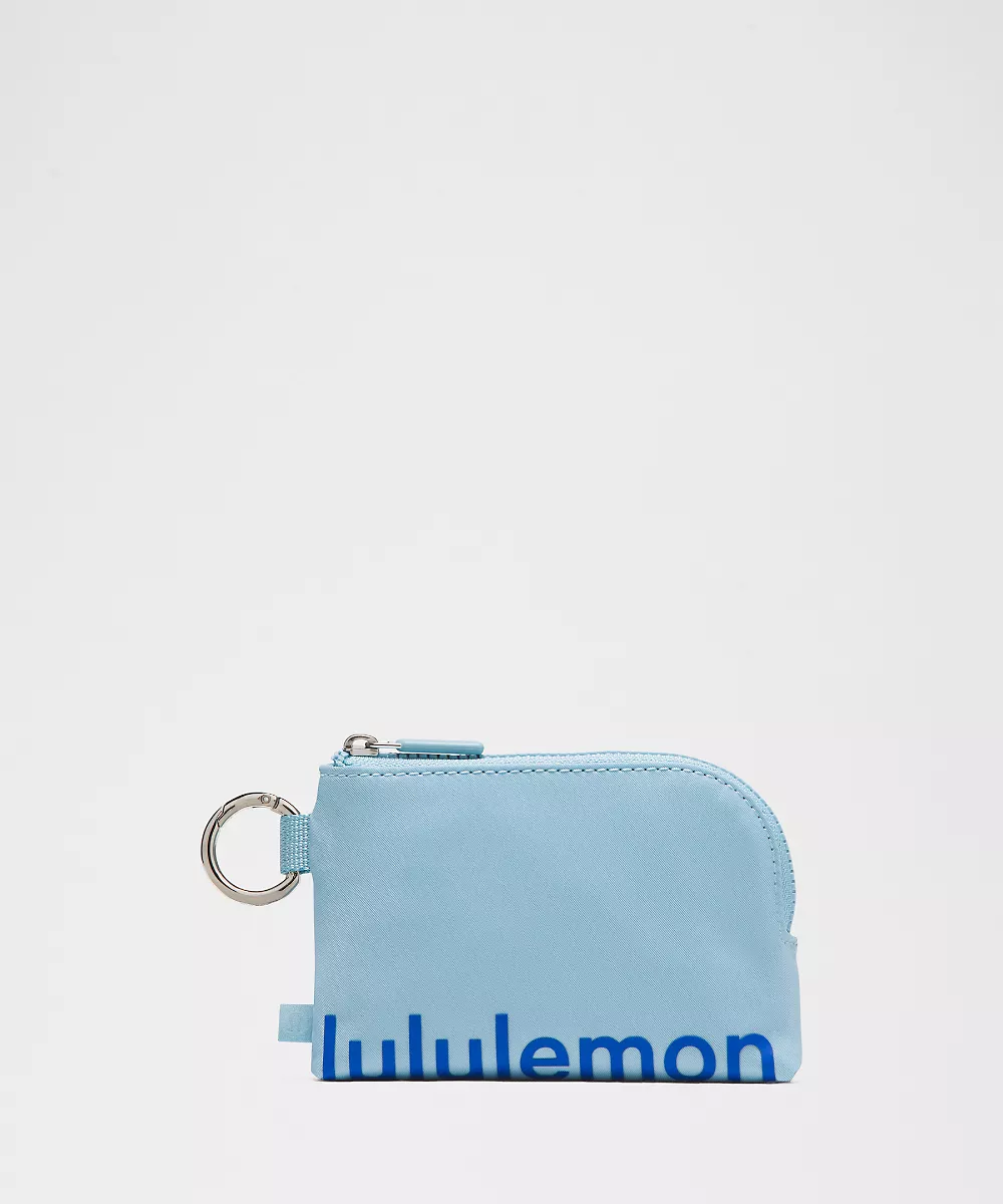 Pochette à cartes à clipser — Seafoam/Beach Ball Blue/Silver, view 1
