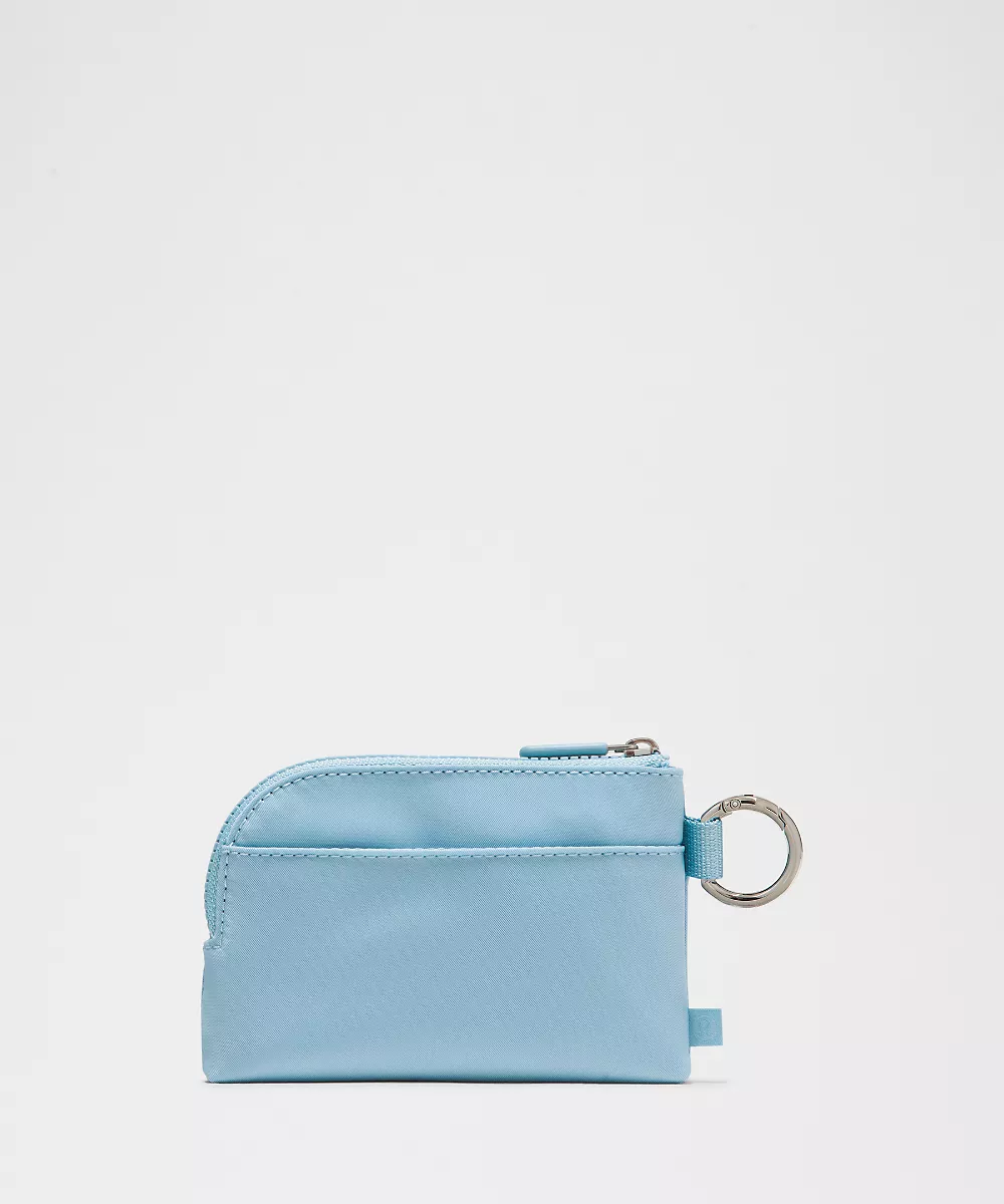Pochette à cartes à clipser — Seafoam/Beach Ball Blue/Silver, view 3