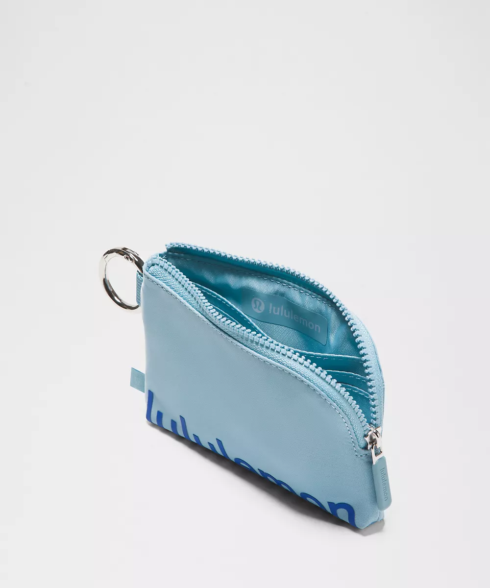 Pochette à cartes à clipser — Seafoam/Beach Ball Blue/Silver, view 4