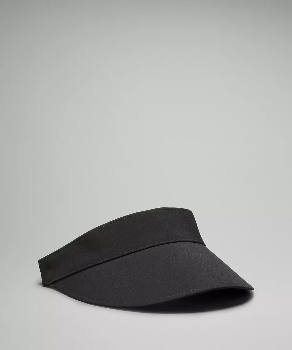Visière de running à large bandeau Fast Paced femme — Black, view 1