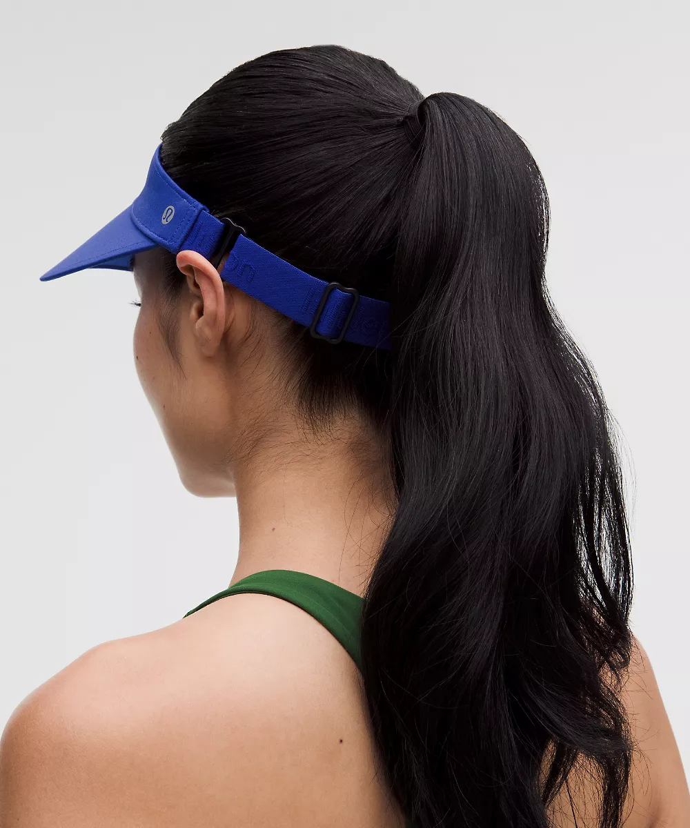Visière de running à large bandeau Fast Paced femme — Beach Ball Blue, view 3