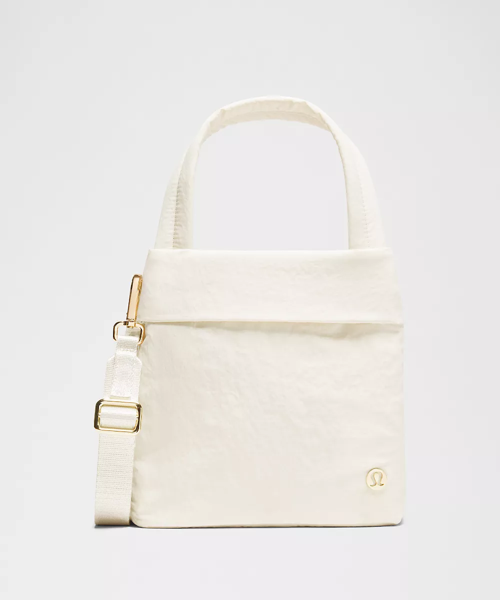 Petit cabas On My Level 5L — Light Ivory/Gold, view 1