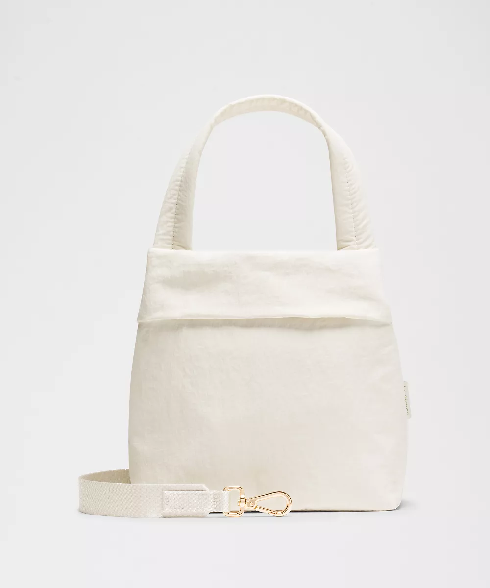 Petit cabas On My Level 5L — Light Ivory/Gold, view 3