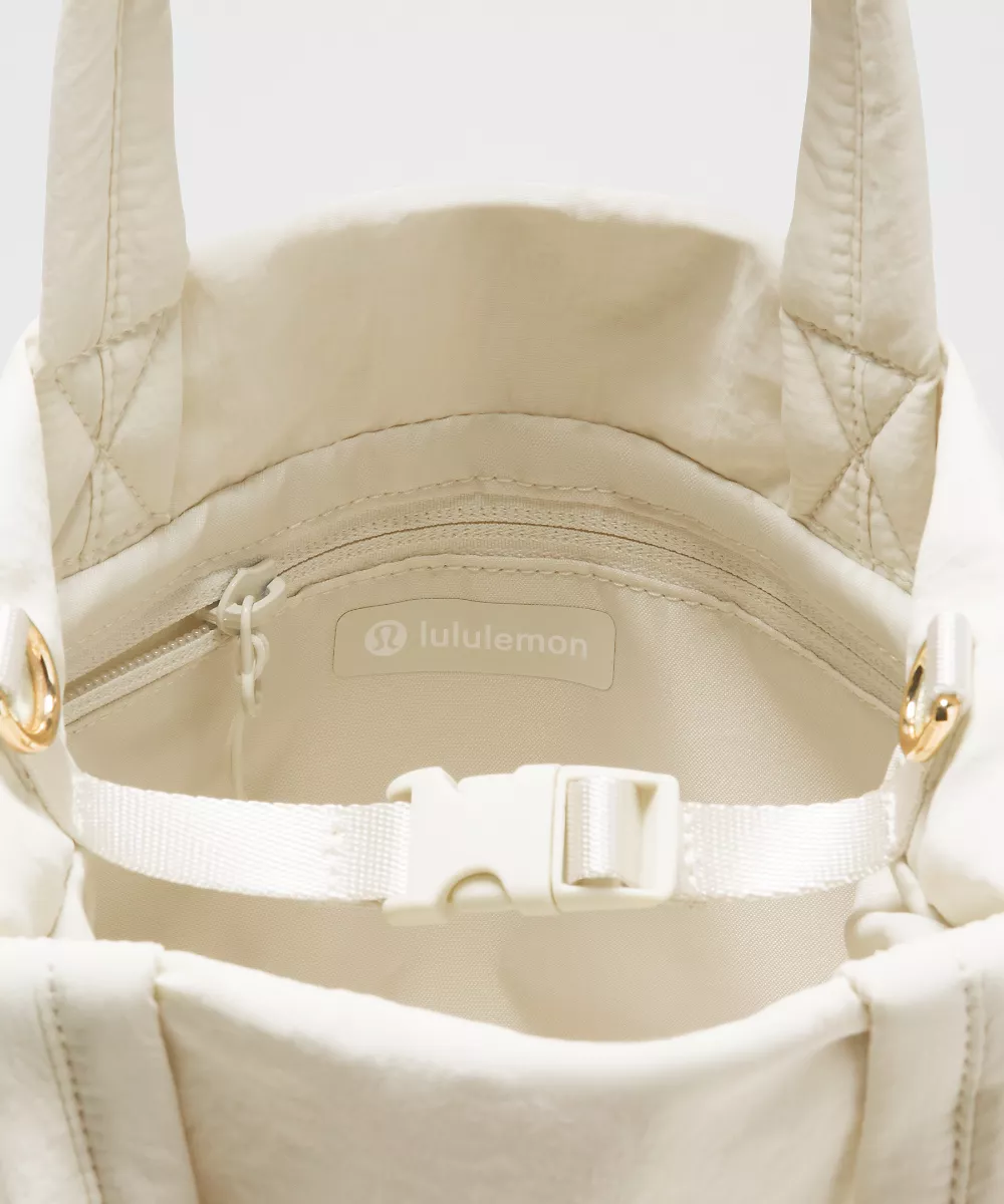 Petit cabas On My Level 5L — Light Ivory/Gold, view 4
