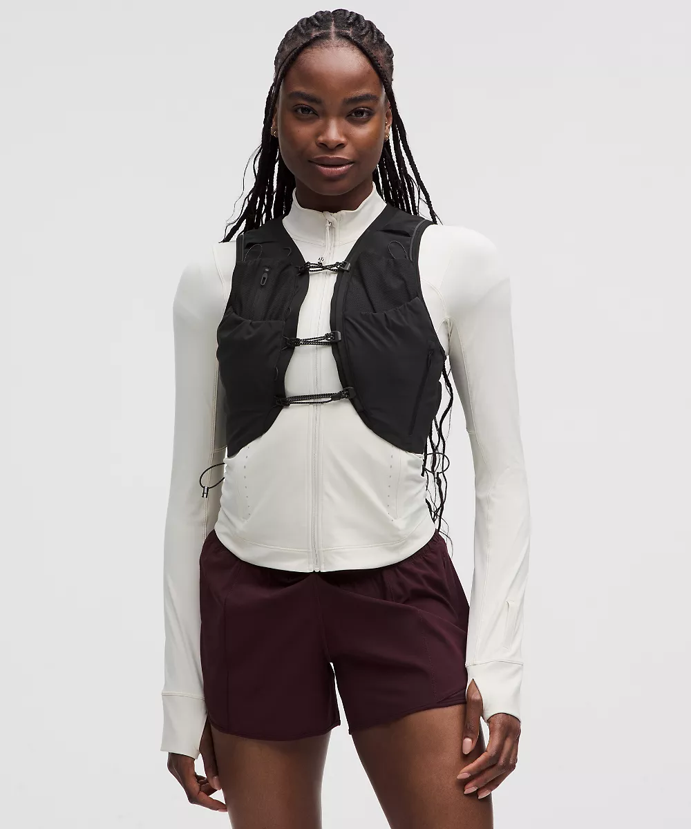 Gilet de trail running Fast and Free femme — Black, view 2