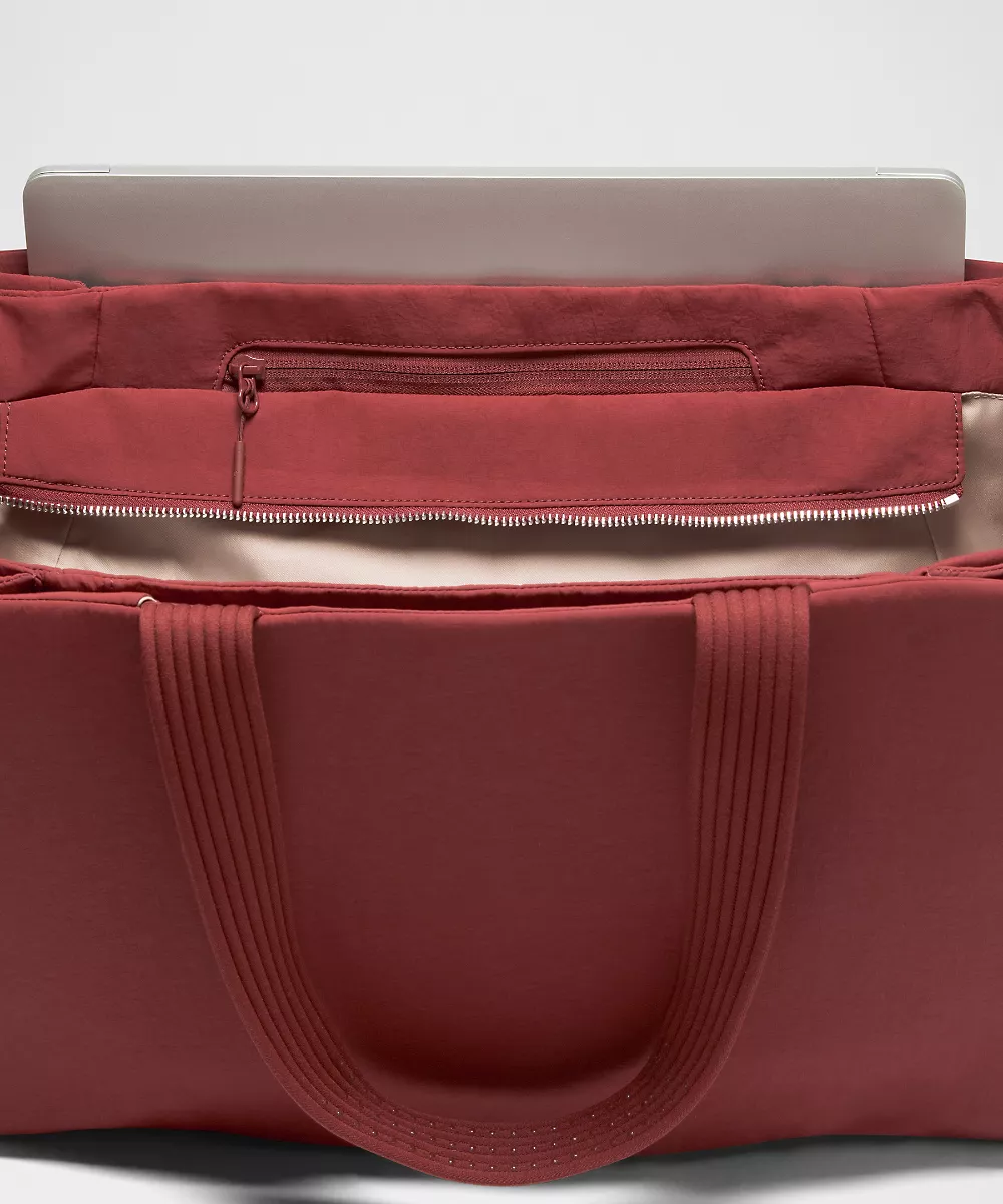 Cabas à trois compartiments 18L — Cranberry Charm/Wacky Khaki/Silver, view 4