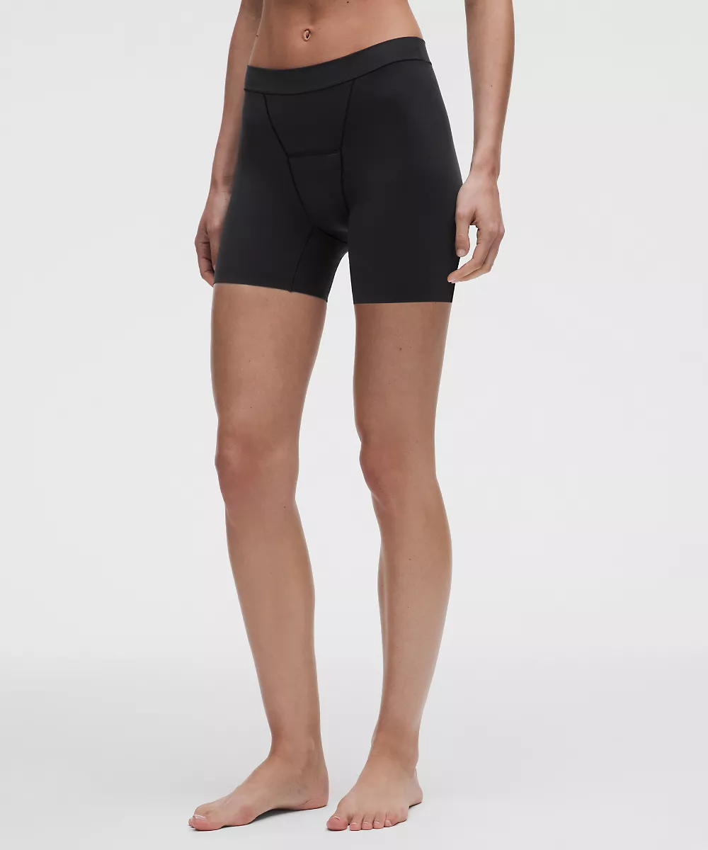 Shorty taille extra-haute Nulu absorption renforcée 5" — Black, view 1