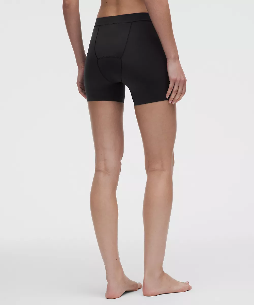 Shorty taille extra-haute Nulu absorption renforcée 5" — Black, view 2