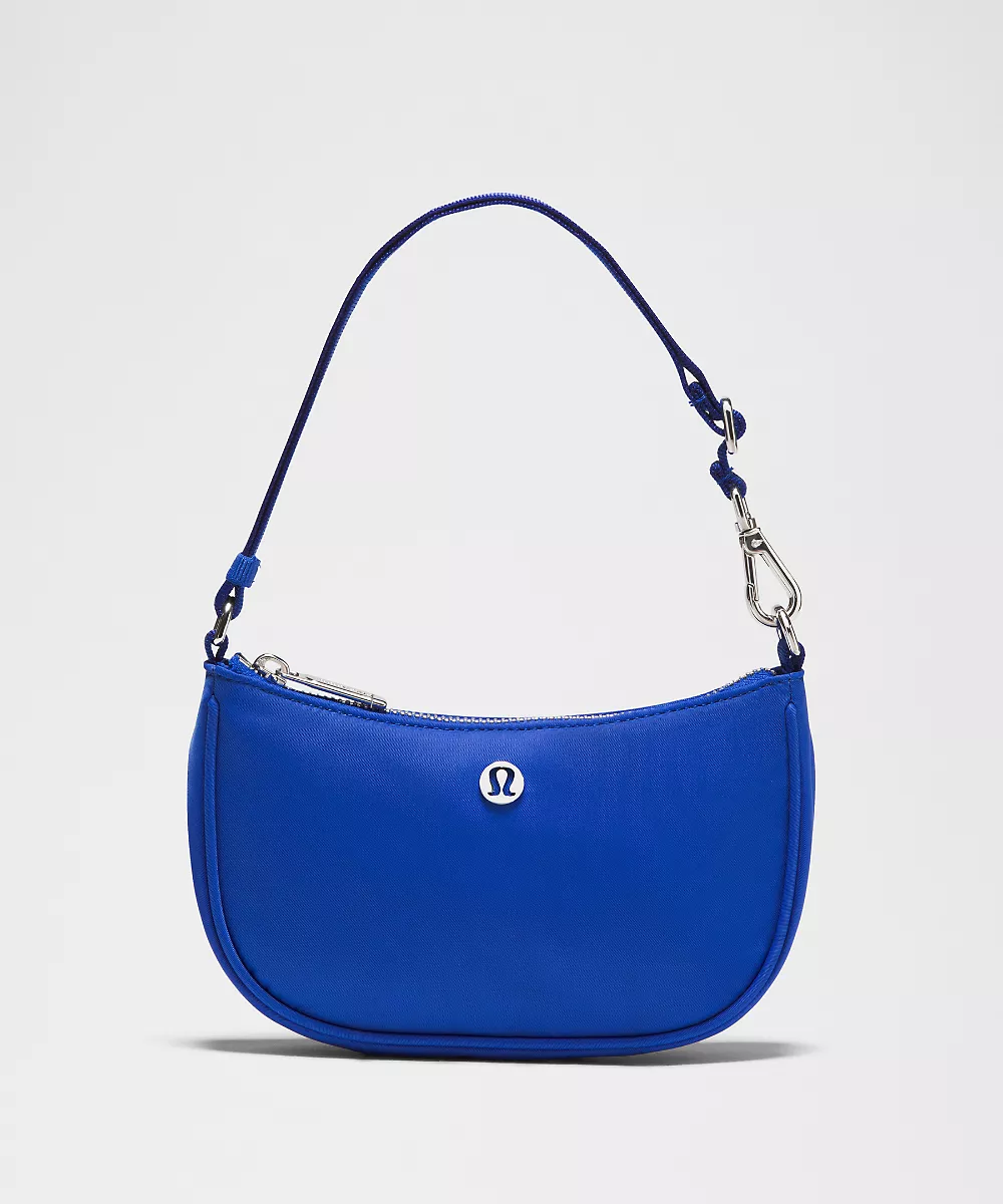 Sac porté épaule Mini City Essentials 1L — Beach Ball Blue/Silver, view 1