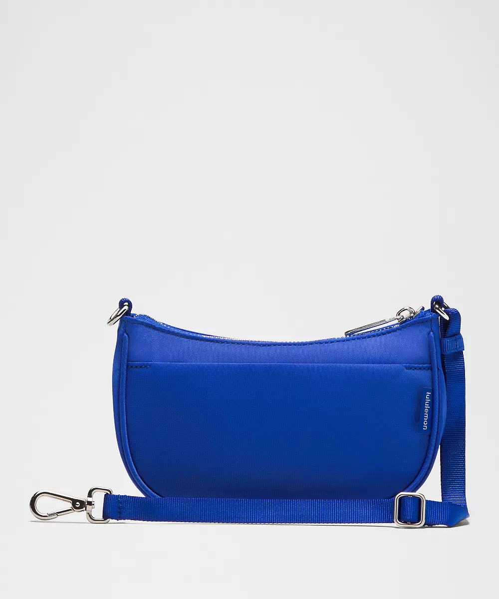Sac porté épaule Mini City Essentials 1L — Beach Ball Blue/Silver, view 3