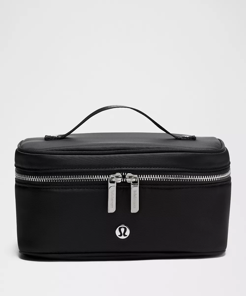 Trousse de toilette de voyage 3.5L — Black/Black/Silver, view 1