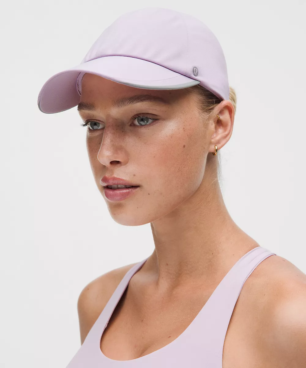 Casquette de running à passage queue-de-cheval Fast and Free femme — Lilac Play, view 2