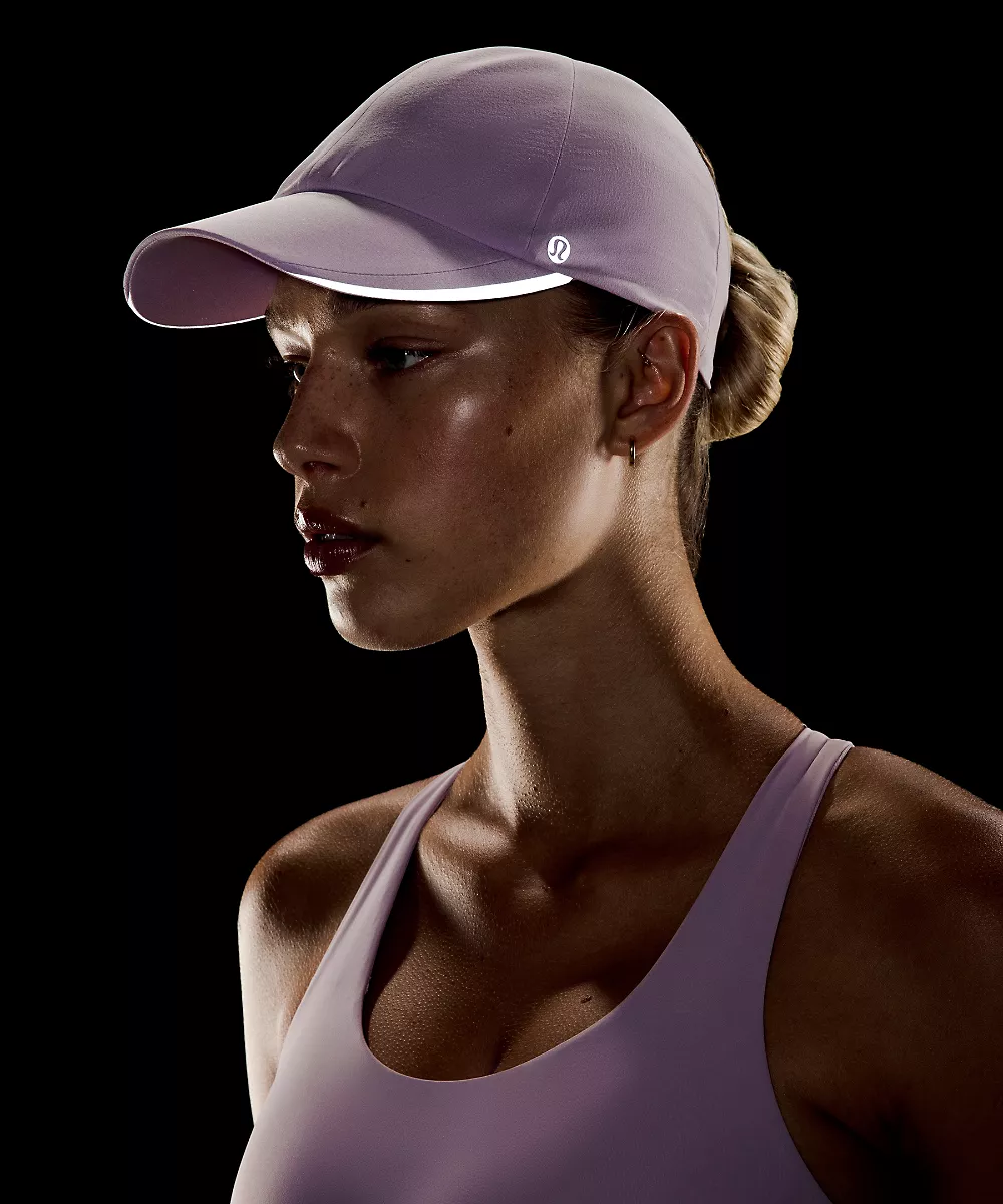 Casquette de running à passage queue-de-cheval Fast and Free femme — Lilac Play, view 4
