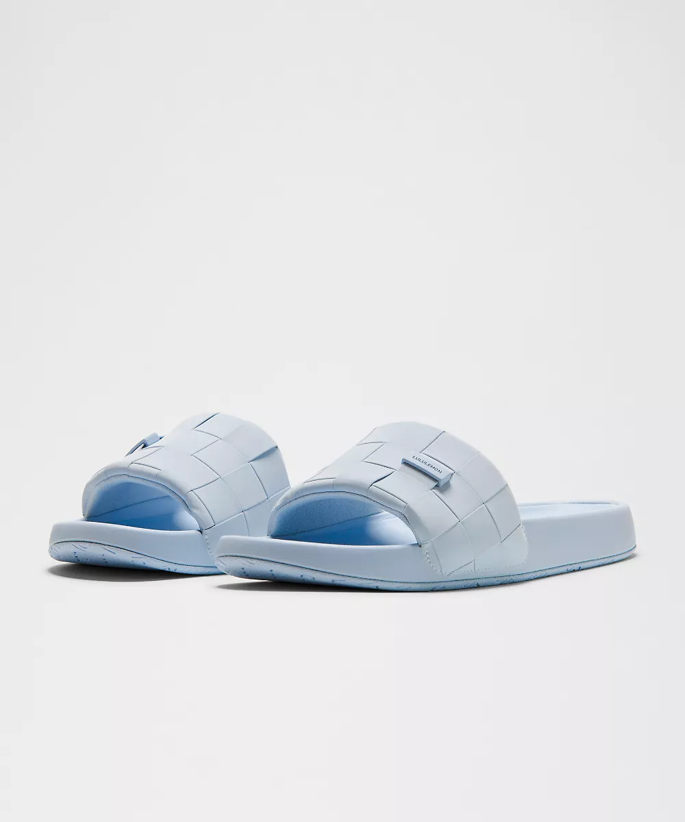 Claquette tissée Restfeel femme — Starch Blue/Starch Blue/Starch Blue, view 1