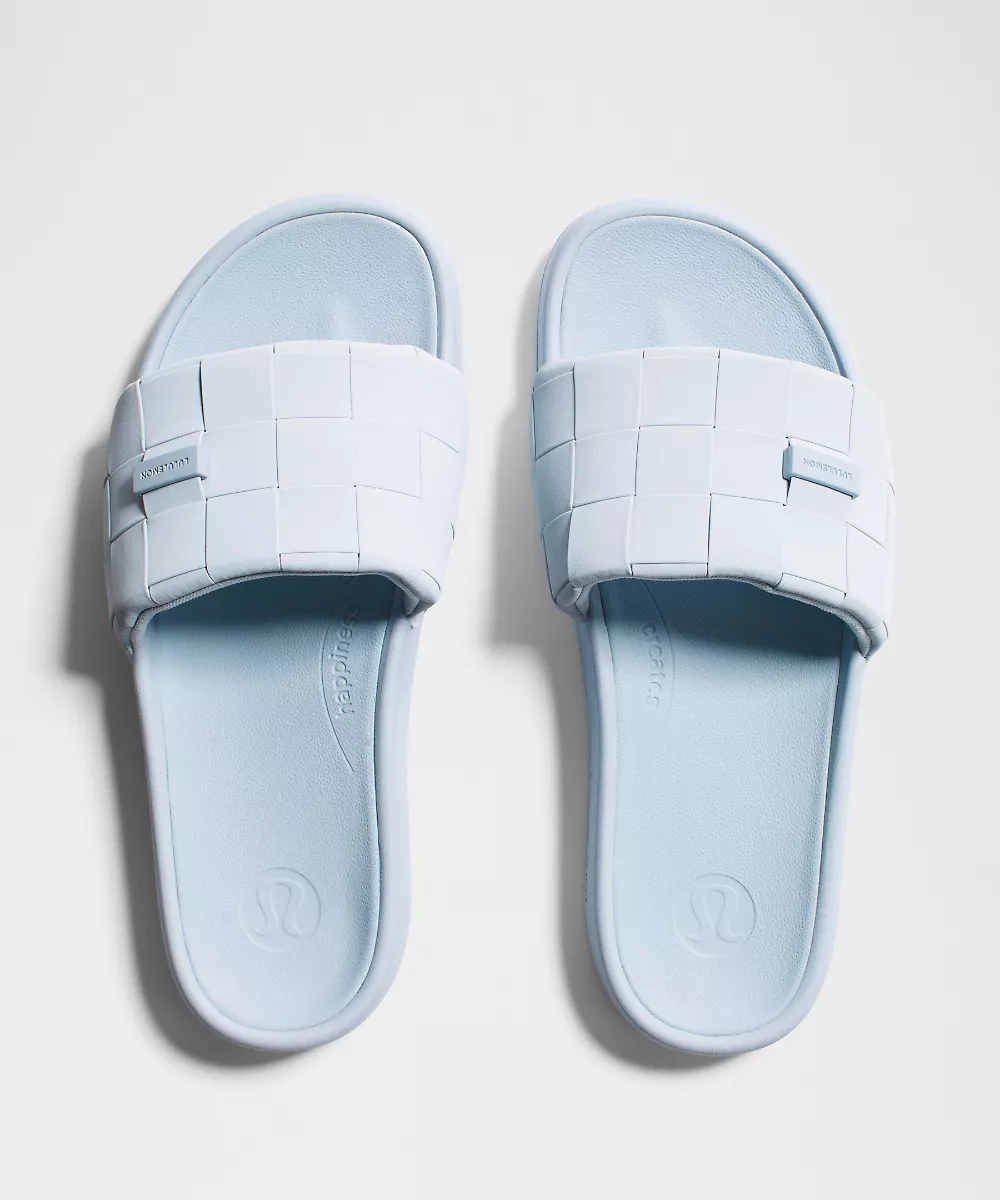 Claquette tissée Restfeel femme — Starch Blue/Starch Blue/Starch Blue, view 5