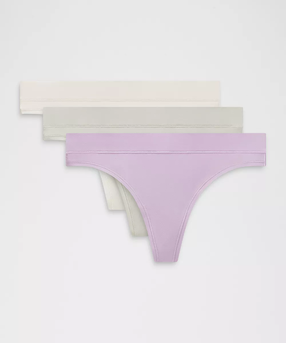 String UnderEase taille mi-haute Lot de 3 *Updated — Light Ivory/Lilac Play/Meadow Haze, view 1