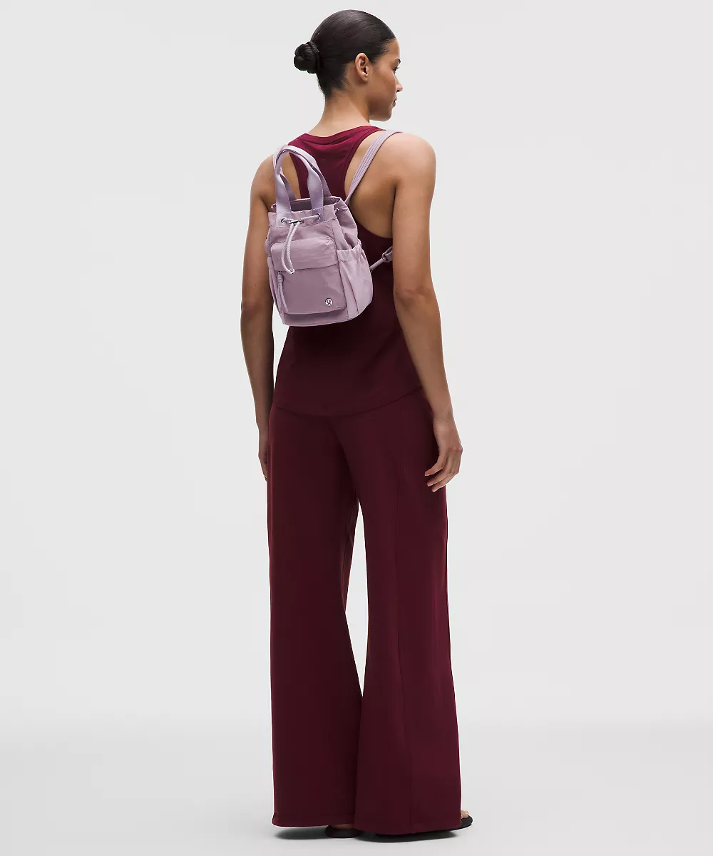 Sac seau convertible à cordon Mini 5L — Lotus Lavender/Lilac Play/Silver, view 2