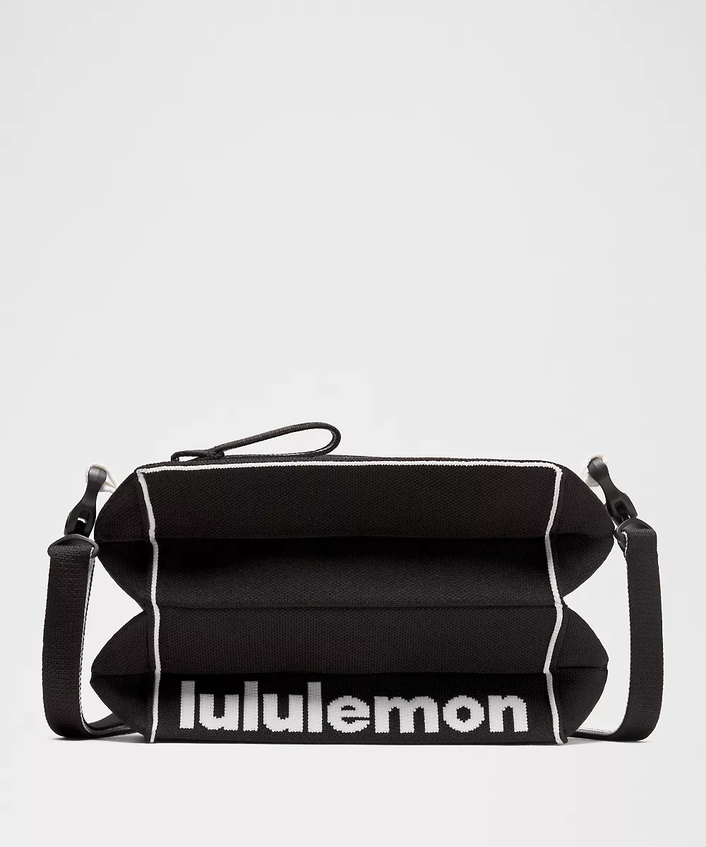 Sac bandoulière Fold It Hold It 3L — Black/White, view 1