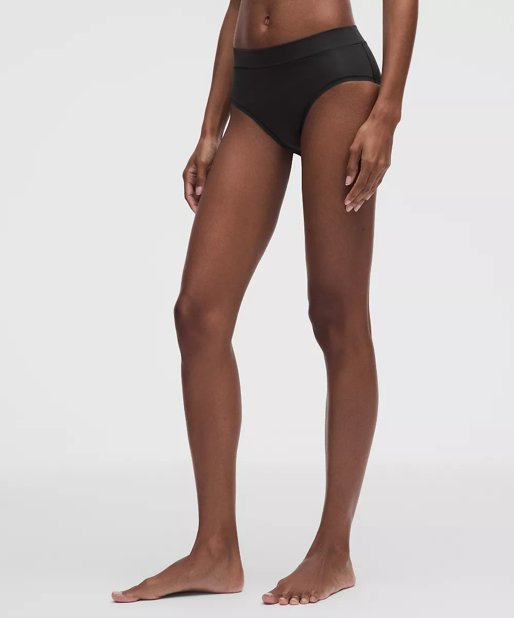 Culotte bikini UnderEase taille haute *Updated — Black, view 1