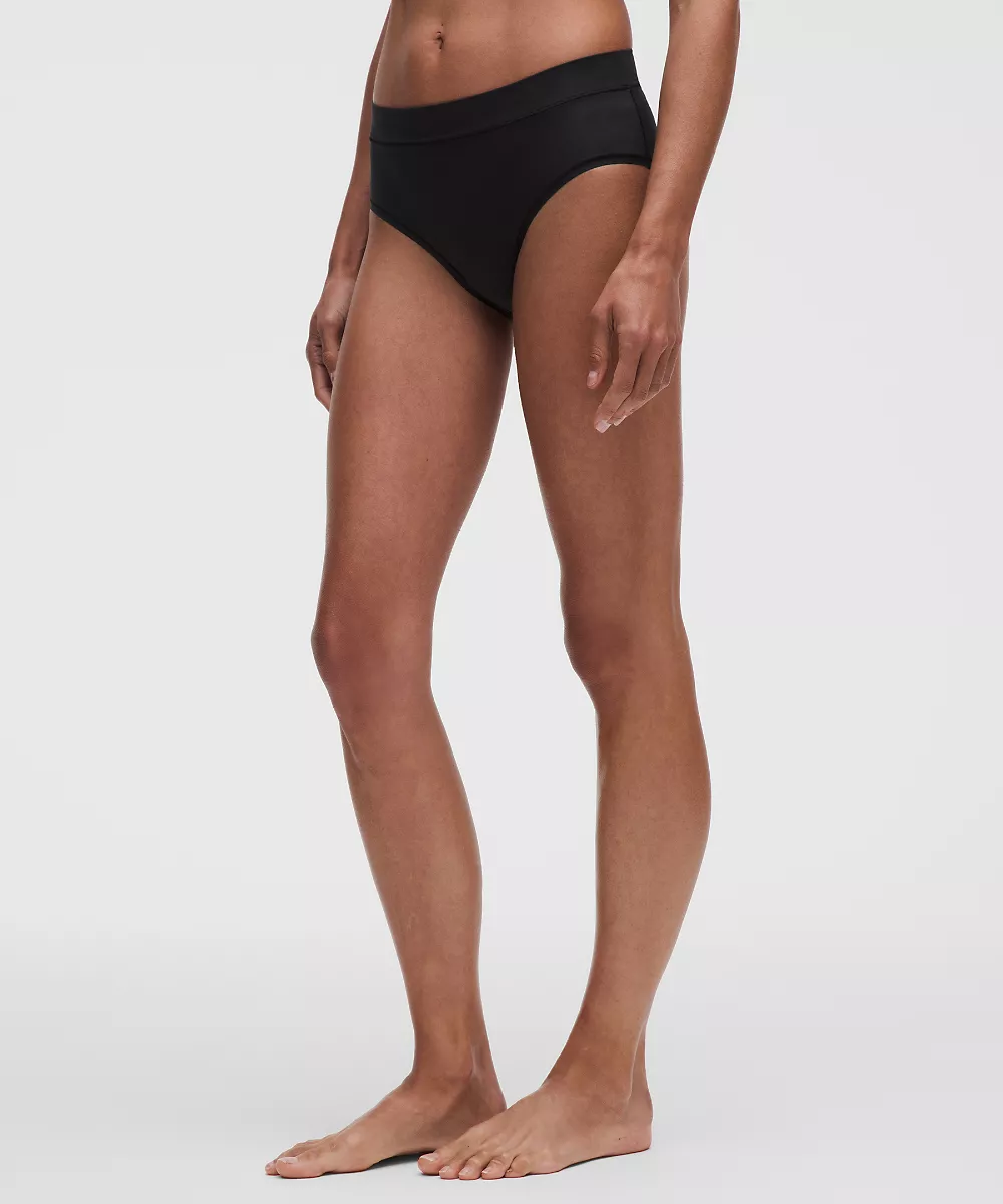 Culotte bikini UnderEase taille haute Lot de 3 *Updated — Black/Light Ivory/Pink Pearl, view 2