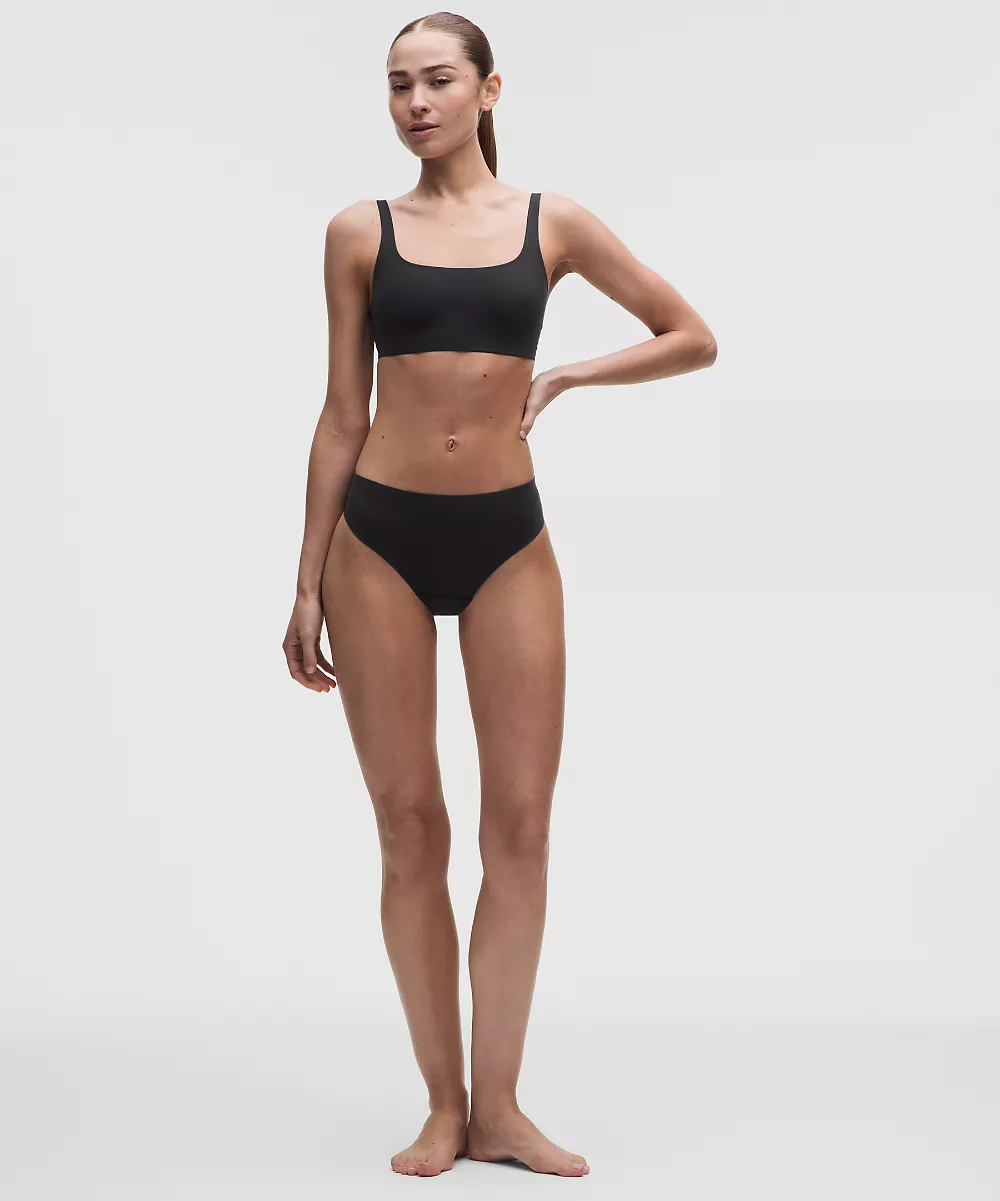 String taille extra-haute Nulu absorption renforcée *Lot de 3 — Black/Lilac Play/Petite Floral Coconut Ivory Black, view 5