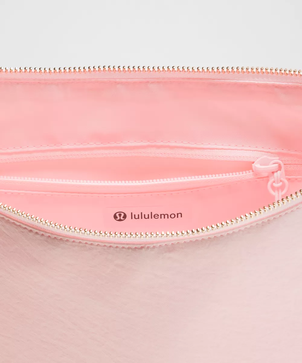 Sac bandoulière convertible à bretelle froncée 6,5L — Pink Pearl/Candy Cloud/Gold, view 4