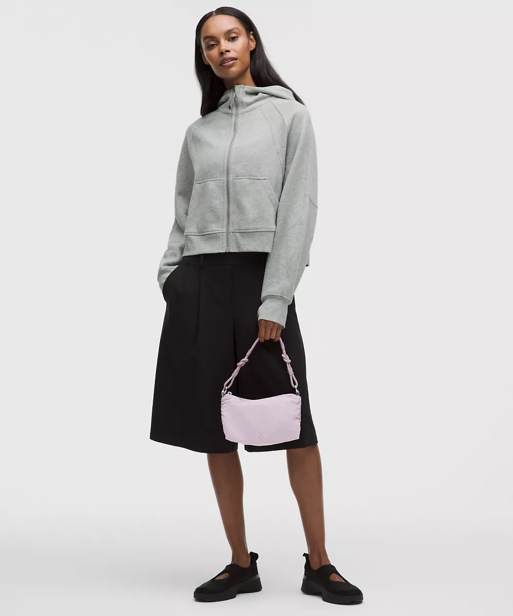 Sac à bandoulière froncé Mini 1.5L — Lilac Play/Lotus Lavender/Silver, view 2